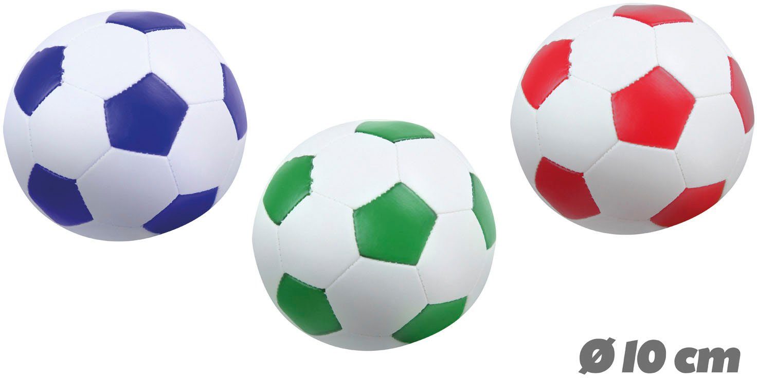 Lena® Softball Softbälle 3er-Set 10 cm, blau/grün/rot
