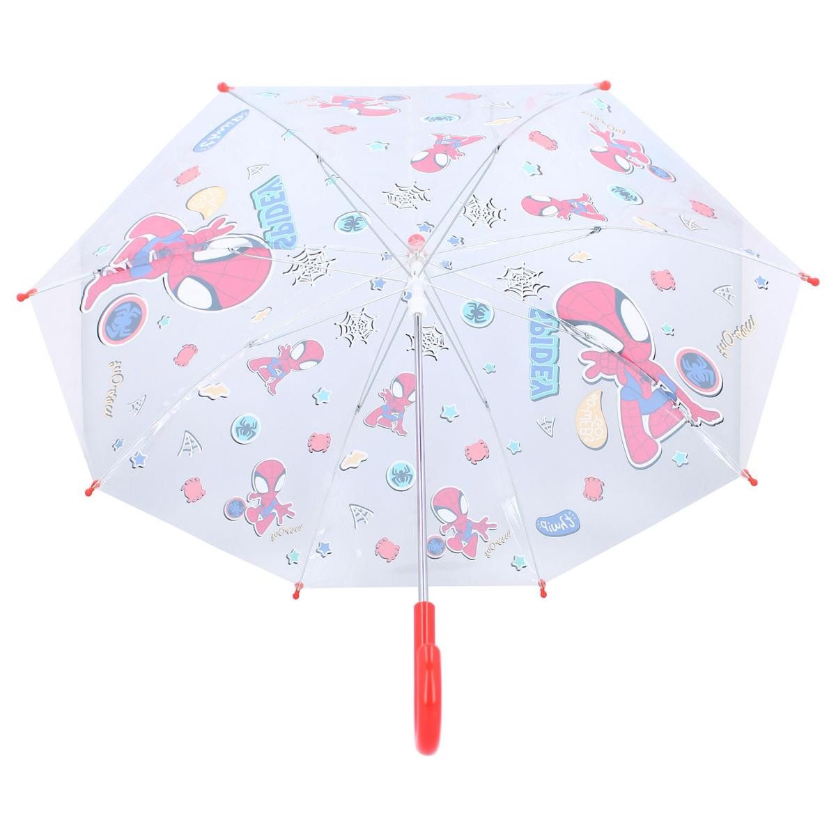 Vadobag Stockregenschirm Kinderschirm Regenschirm Spidey Rainy Days