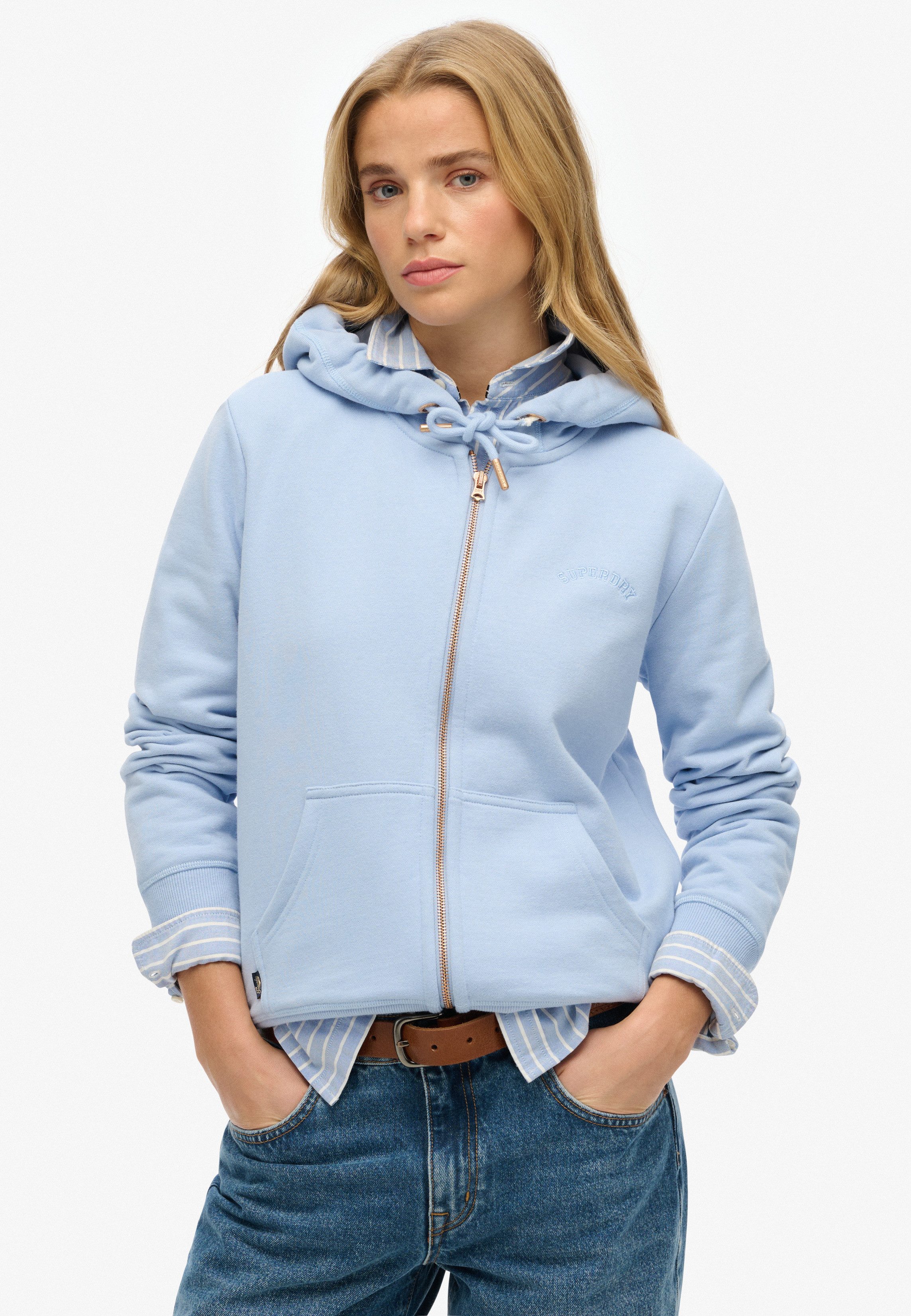 Superdry Kapuzensweatjacke ESSENTIAL LOGO ZIPHOOD HB günstig online kaufen