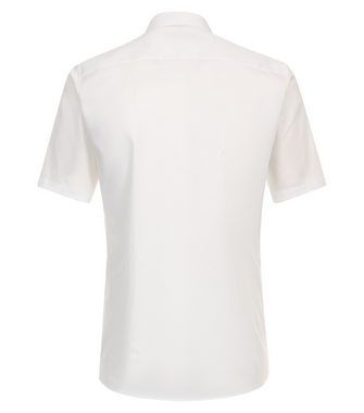 CASAMODA Businesshemd Kurzarmhemd - Modern Fit - Einfarbig - Weiß