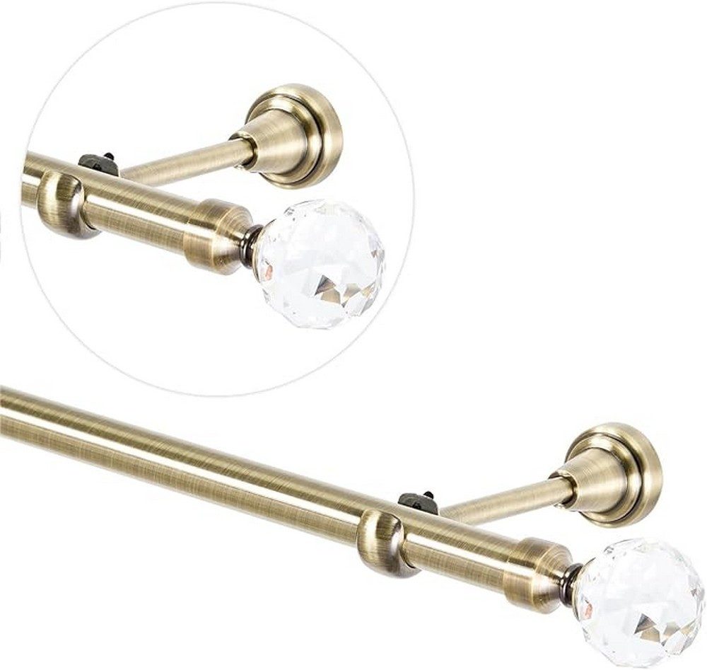 MDEKOR Gardinenstange, 1-läufig, kürzbar, Wand/Decke, Gardinenstange günstig online kaufen