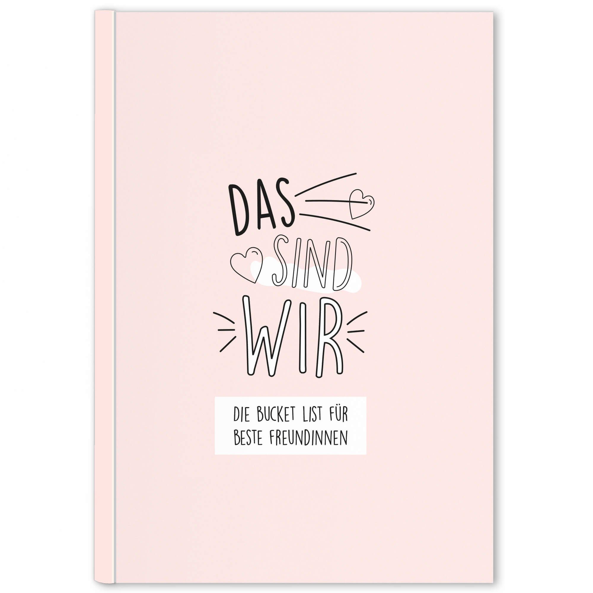 CUPCAKES & KISSES Notizbuch »Bucket List Buch für Beste Freundinnen«, Geschenke für die beste