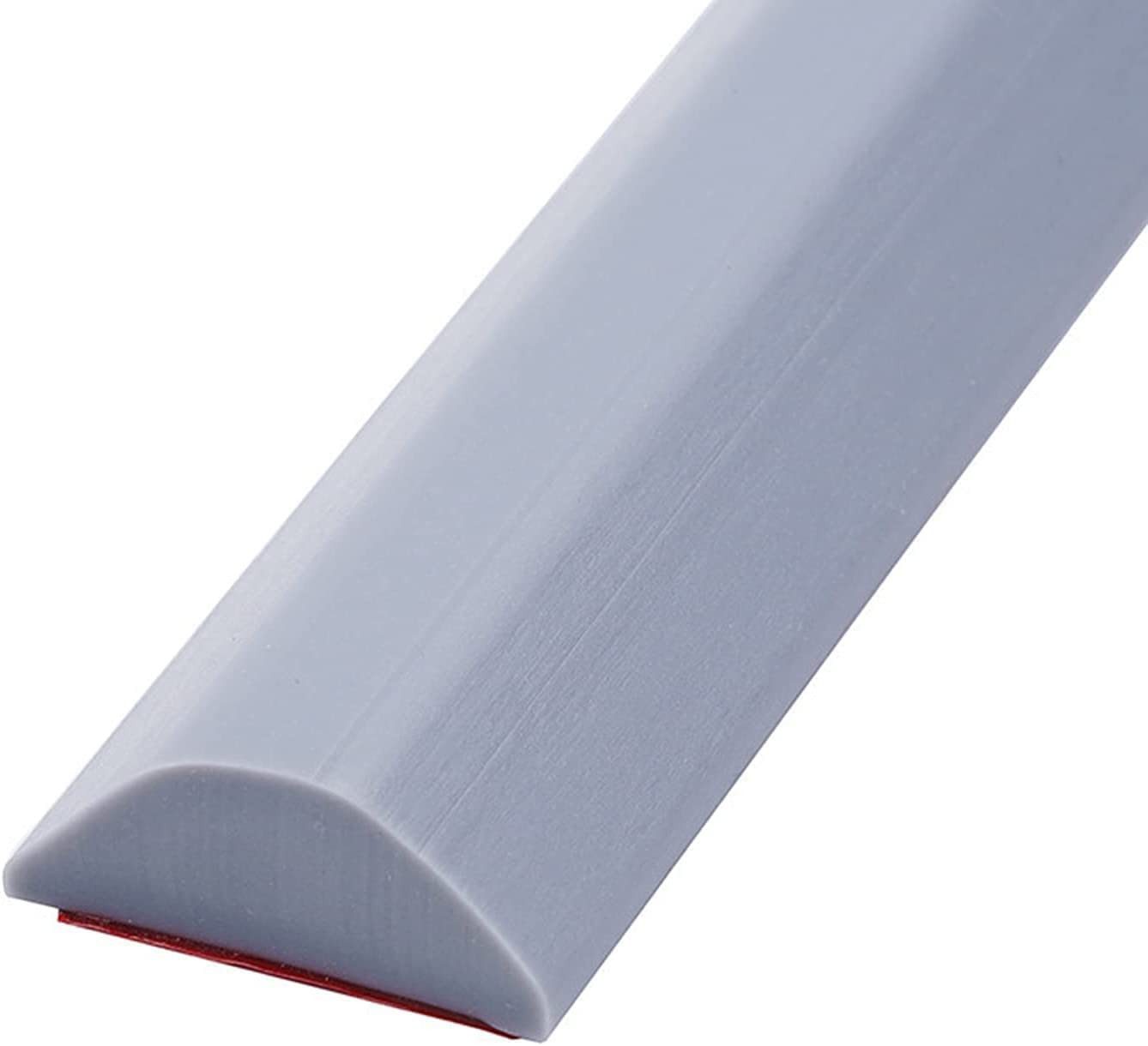 Agger Abschlussleiste Selbstklebend Schwallschutzleiste Dusche, Begehbare Dusche Boden, Wassersperre, Duschwasserstop für Nass- und Trocken-Trennung