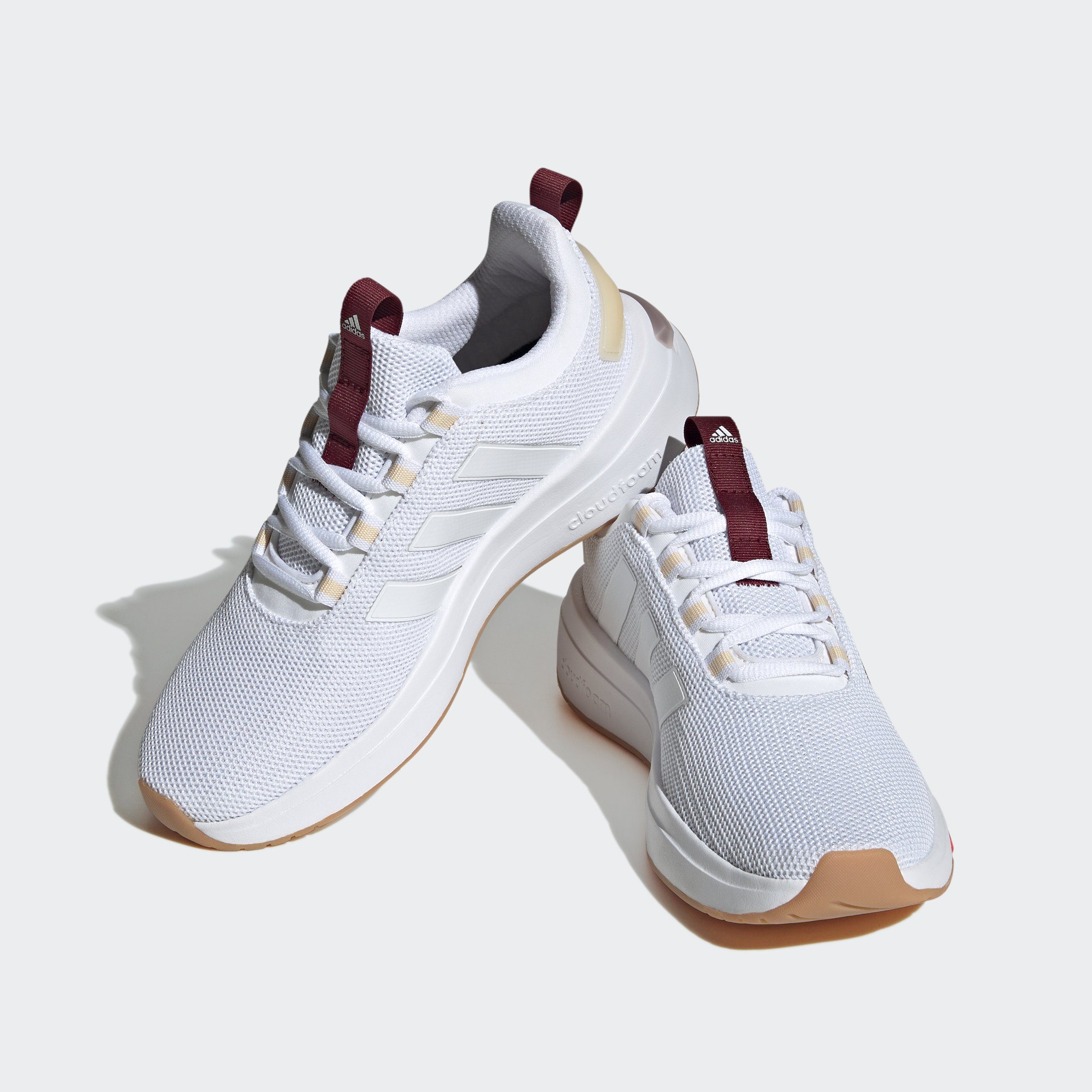 adidas Sportswear RACER TR23 Sneaker Cloud White / Cloud White / Bright Red