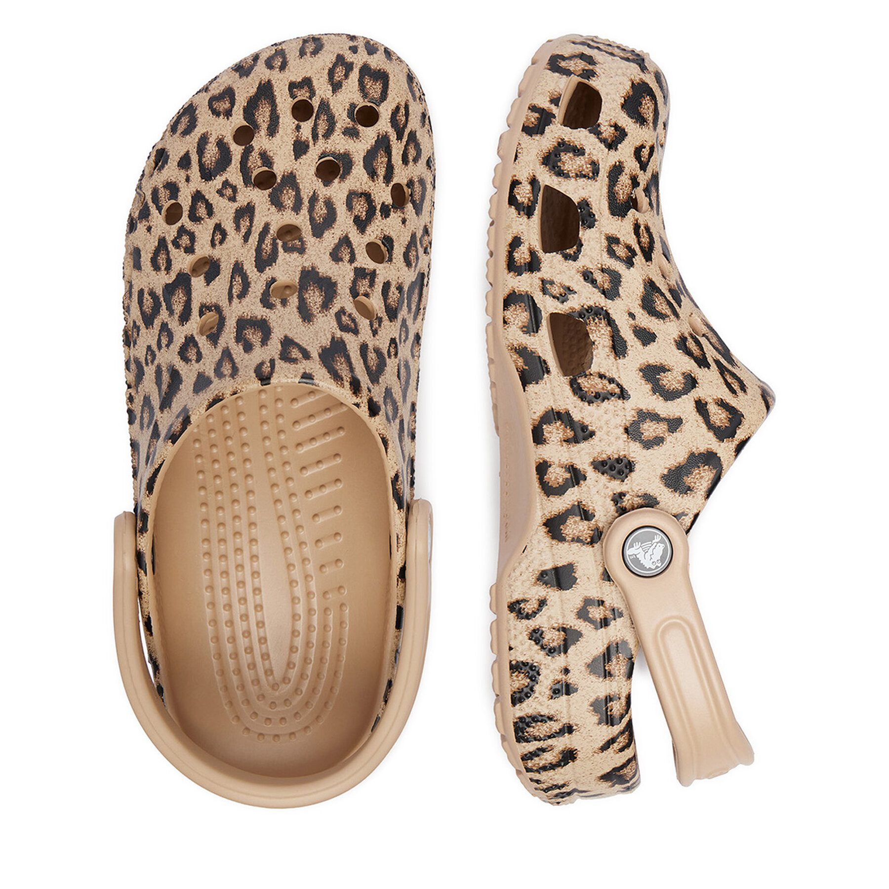 Crocs Damen-Flip-Flops in Braun Badepantolette