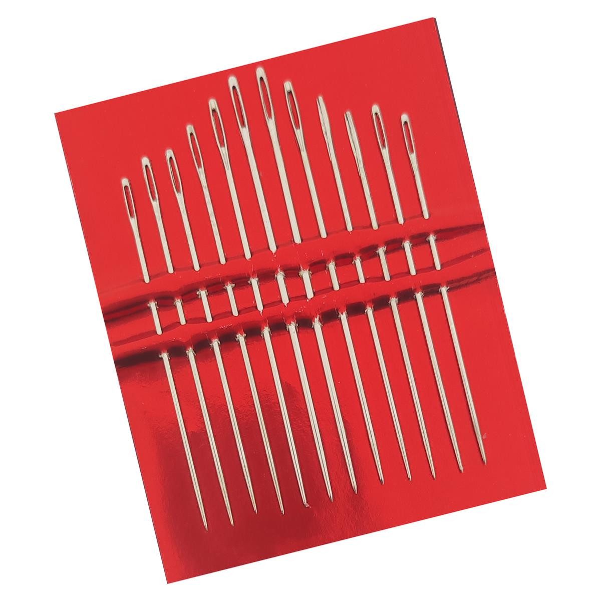 varivendo Nähnadeln Stopfnadeln 12 Stück - Nähhelfer sortiert 55 60 65 mm, Set 12 St., Stopfnadeln, Stopfnadel Nähnadeln Nadeln nähen stopfen