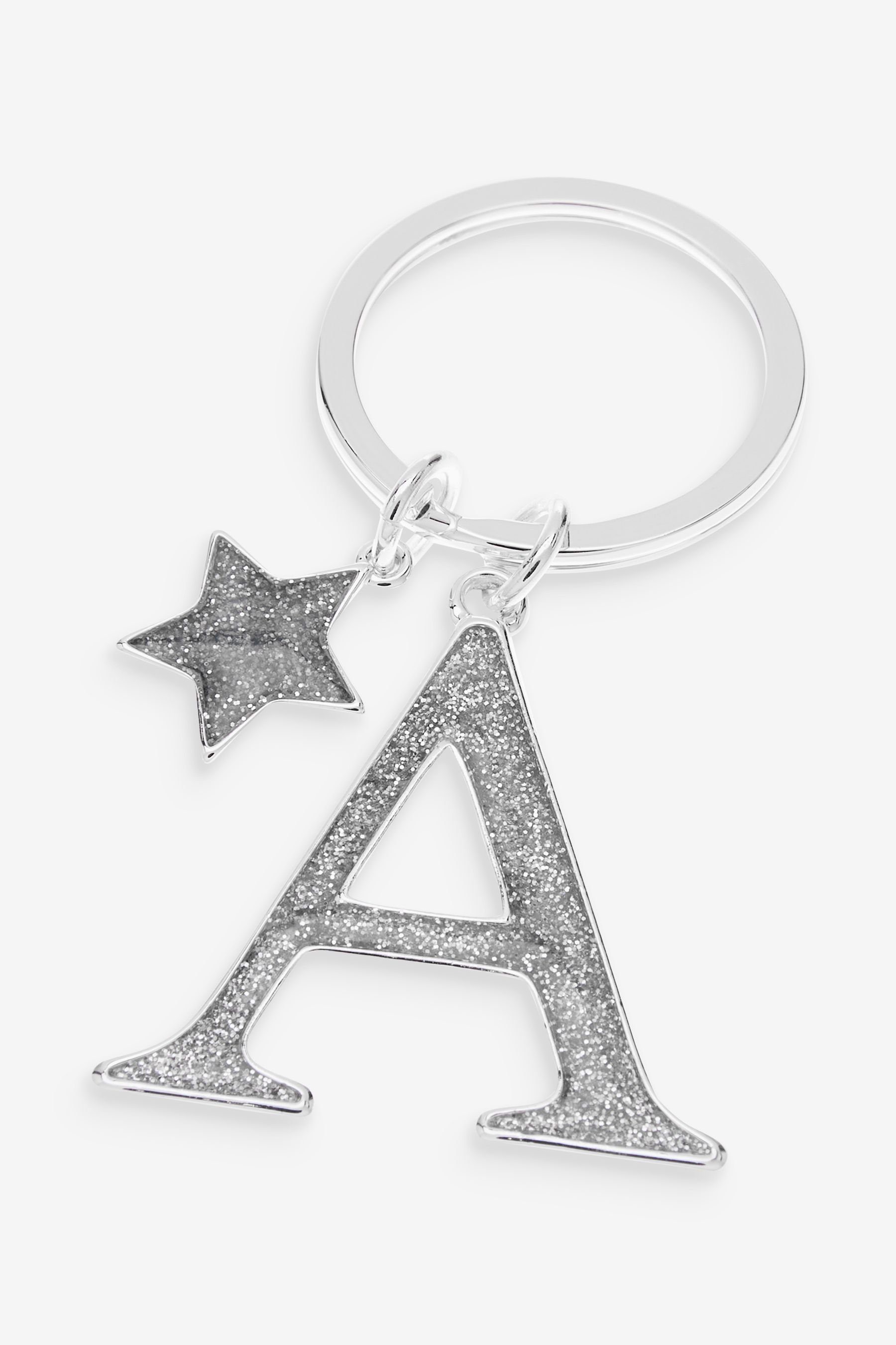 Next Schlüsselanhänger Schlüsselanhänger mit Glitzerinitialien (1-tlg) günstig online kaufen