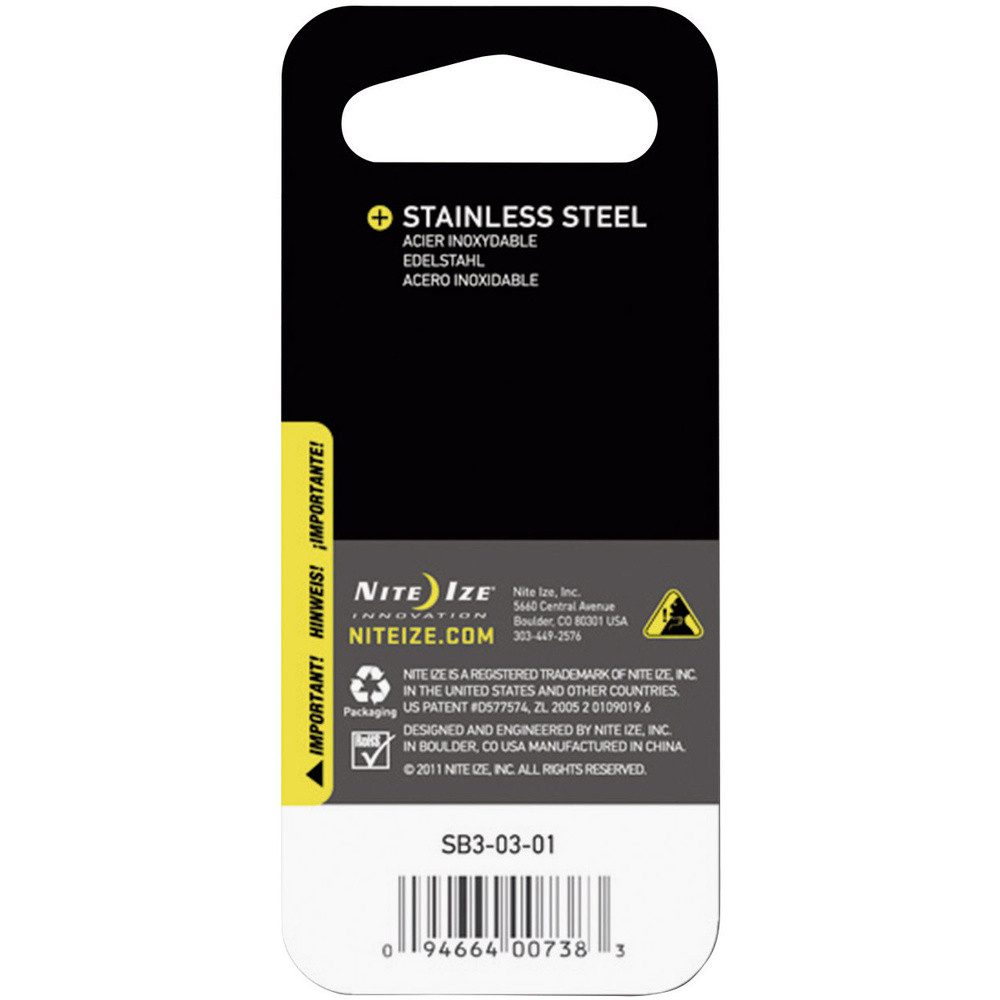 Nite Ize Tunnelzelt NITE Ize NI-SB3-03-01 Karabiner S-Biner Gr. 3 67 mm x 2 günstig online kaufen