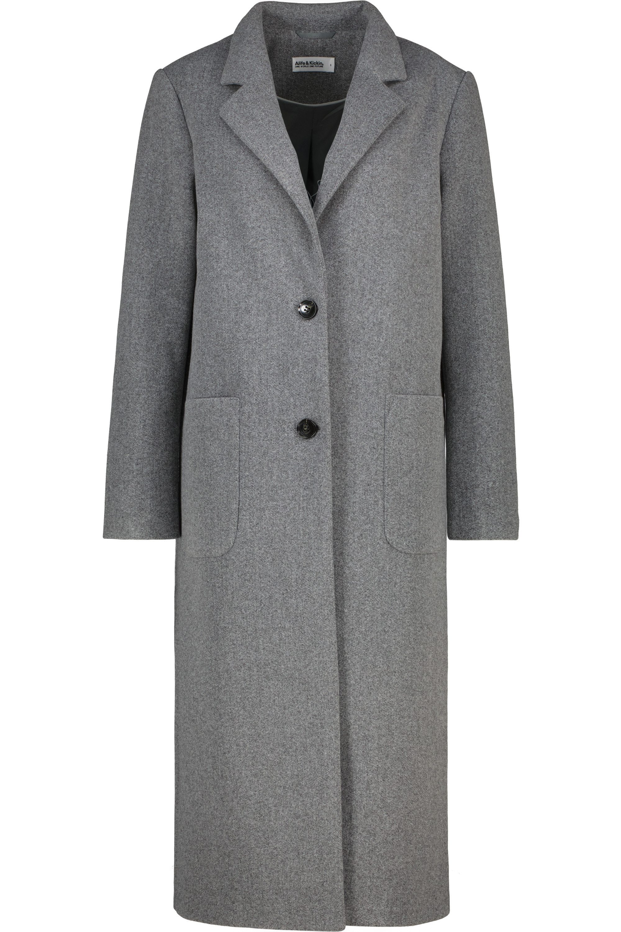 Alife & Kickin Winterjacke Damen DierdreAK A Winterjacke, Jacke Klassischer Wintermantel in schmaler, gerader Passform und Wolloptik