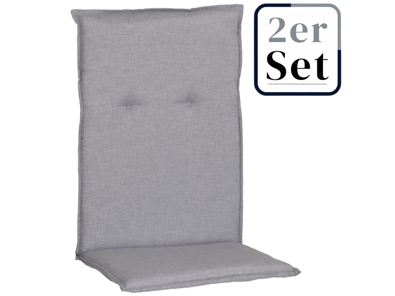 Green Spirit Polsterauflage Auflagen-Serie »Buffalo« marmoriert grau, (Set, 2 St., 2er Set)