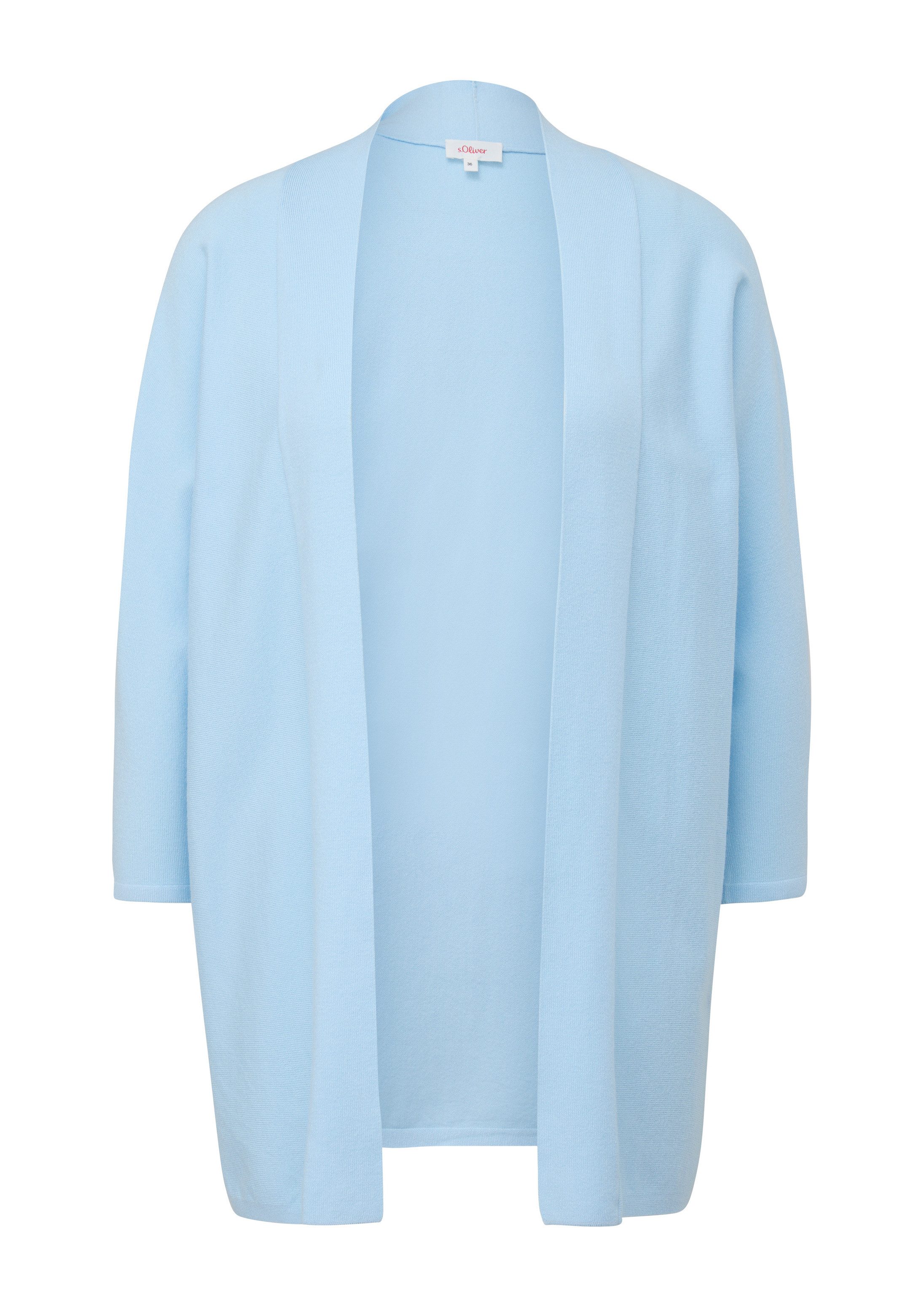 s.Oliver Cardigan Strickjacke Feinstrick-Cardigan