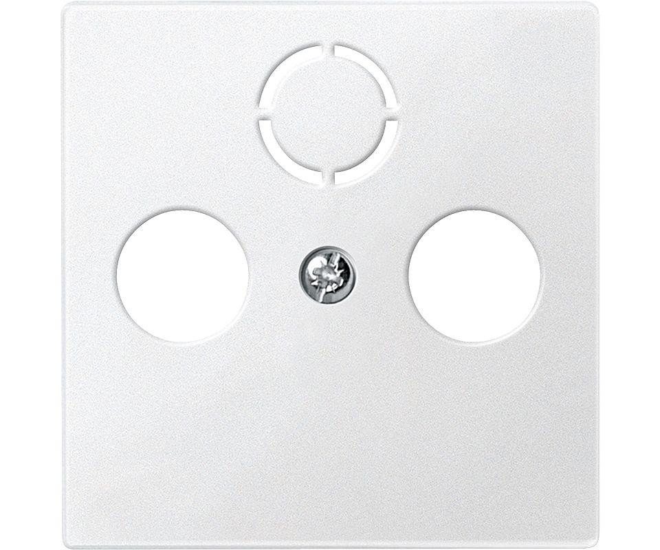 merten Выключатель Merten Abdeckung Sat/TV Serie M polarweiß matt