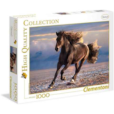 Clementoni® Puzzle High Quality Collection, Wildpferd, 1000 Puzzleteile, Made in Europe