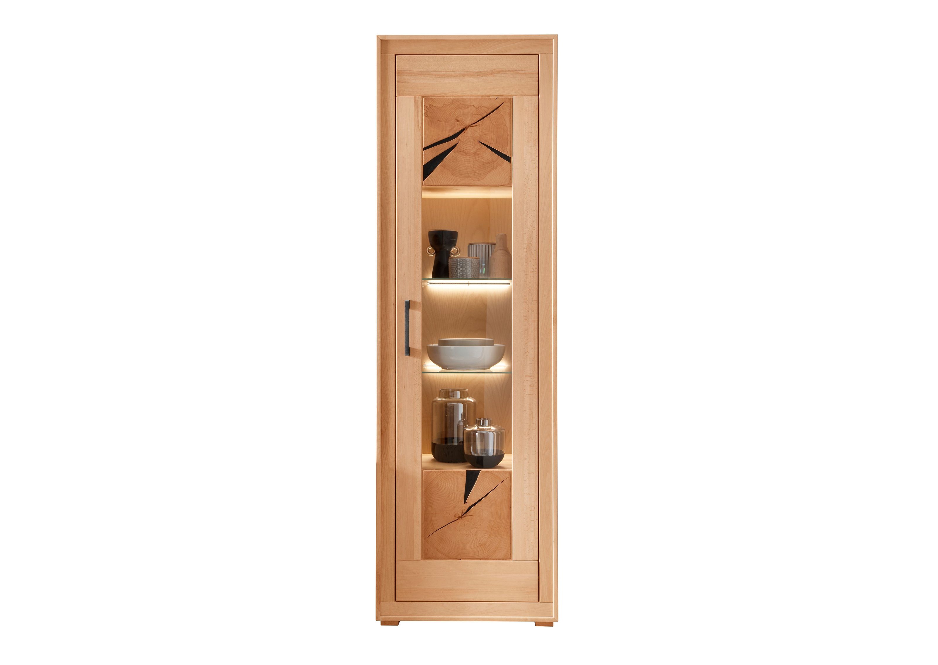 Lebenswert Wohnzimmer-Set WZ-0315, (BxHxT: 316,6x201x46 cm), aus Kernbuche in natur geölt