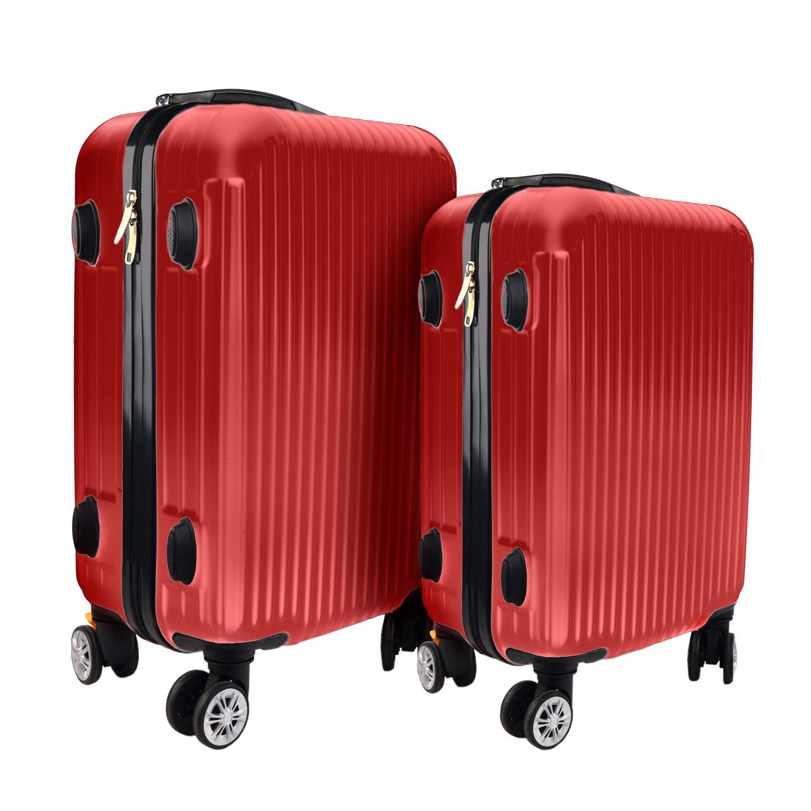 HTI-Living Kofferset Kofferset 2-teilig High Level, 4 Rollen, (Set, 2 tlg., 2 Koffer), Hartschalenkoffer mit Rollen Teleskopgriff