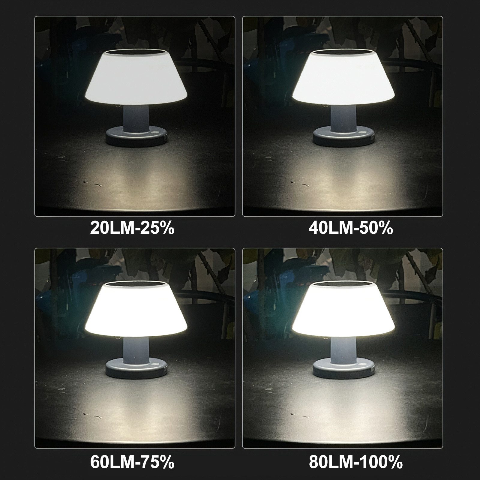 BlingBin LED Außen-Tischleuchte LED Solar Tischleuchte günstig online kaufen