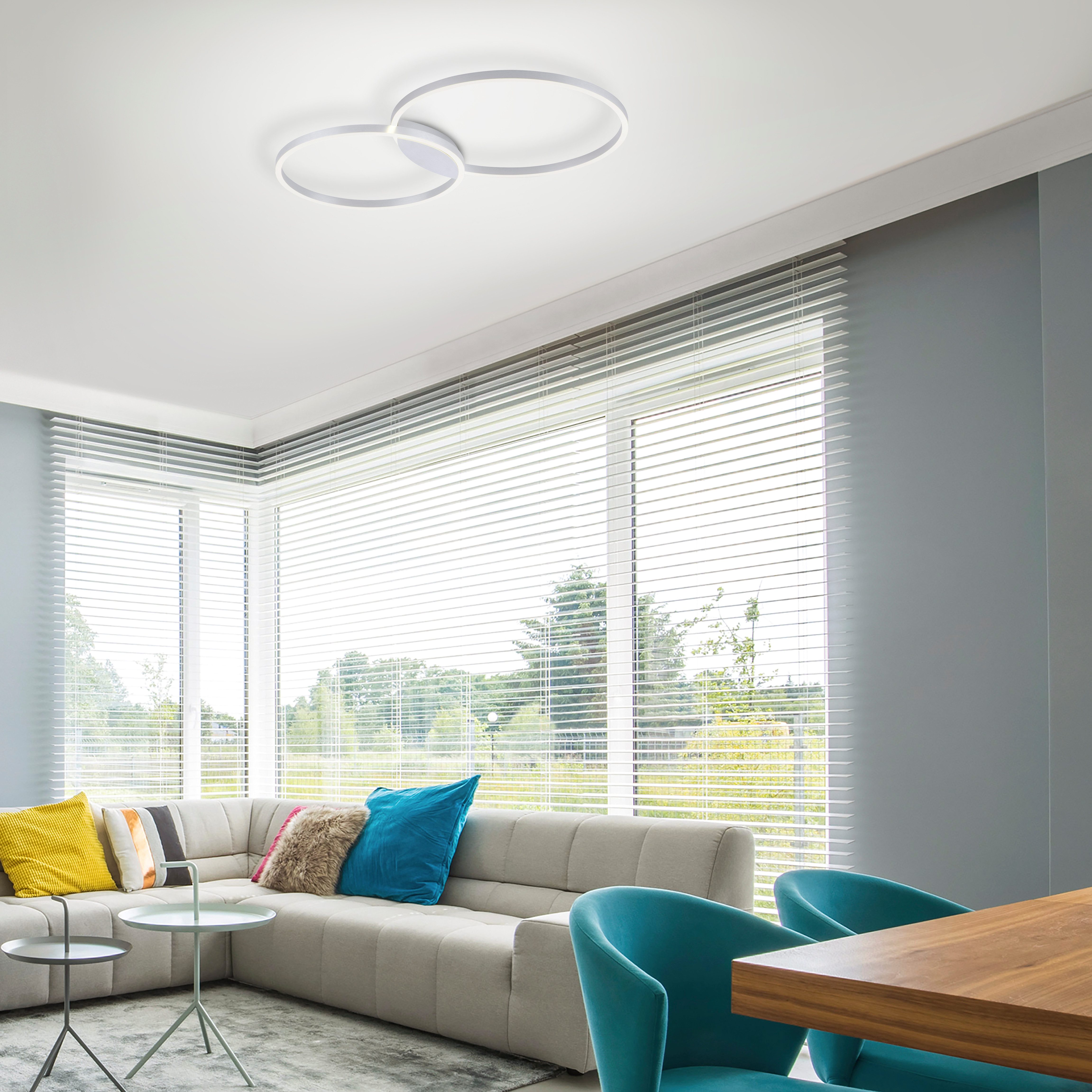 Neuhaus Q SMART HOME LIGHTS LED Deckenleuchte Q-KATE, Smart Home, LED fest integriert, warmweiß - kaltweiß