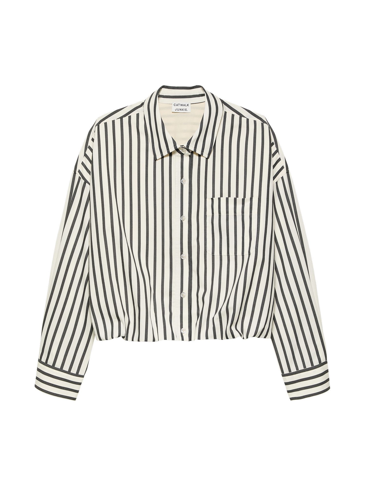 Catwalk Junkie Hemdbluse Tuck in blouse - gestreifte Hemdbluse mit Kragen