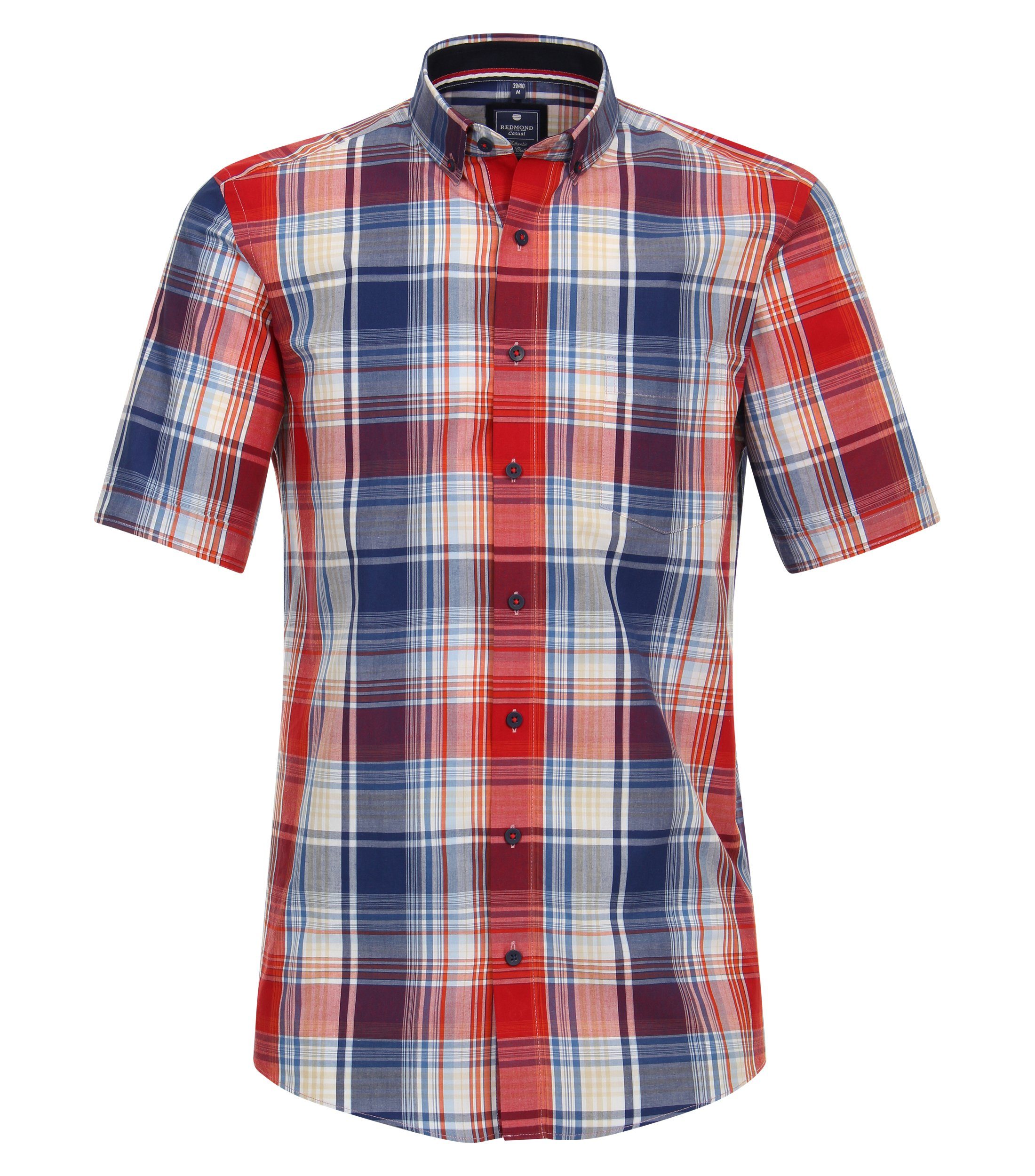 Kurzarmhemd kariert Comfort Fit