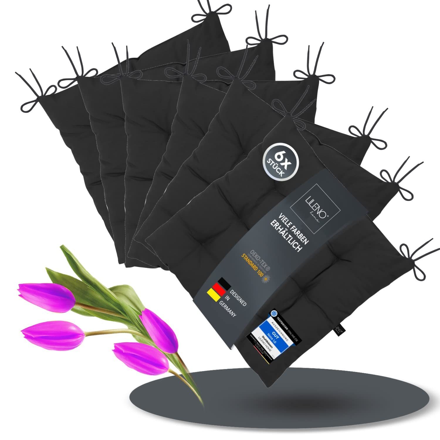 LILENO HOME Stuhlkissen Sitzkissen für Gartenstuhl, günstig online kaufen