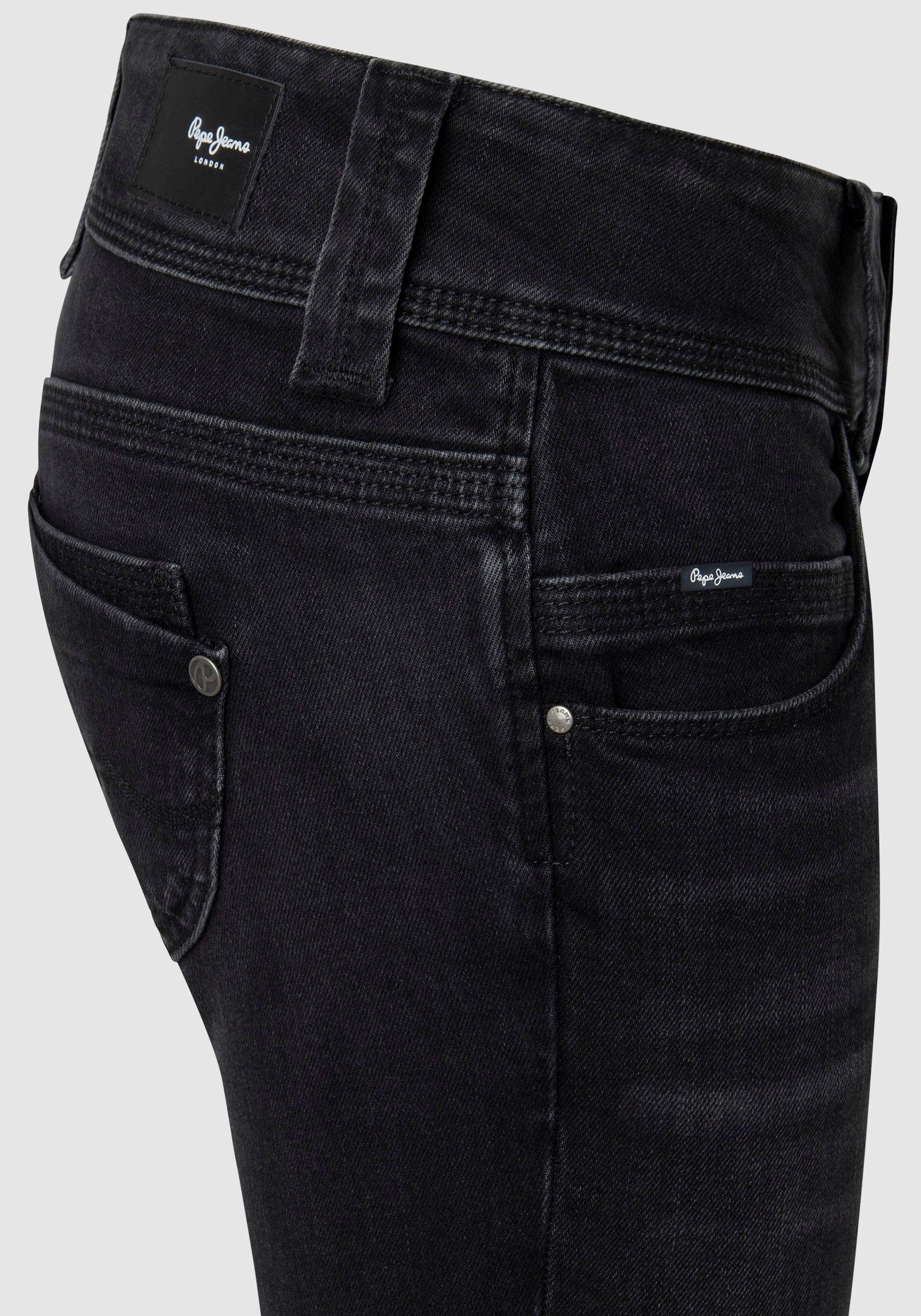 Pepe Jeans Regular-fit-Jeans VENUS black mit Badge wiser