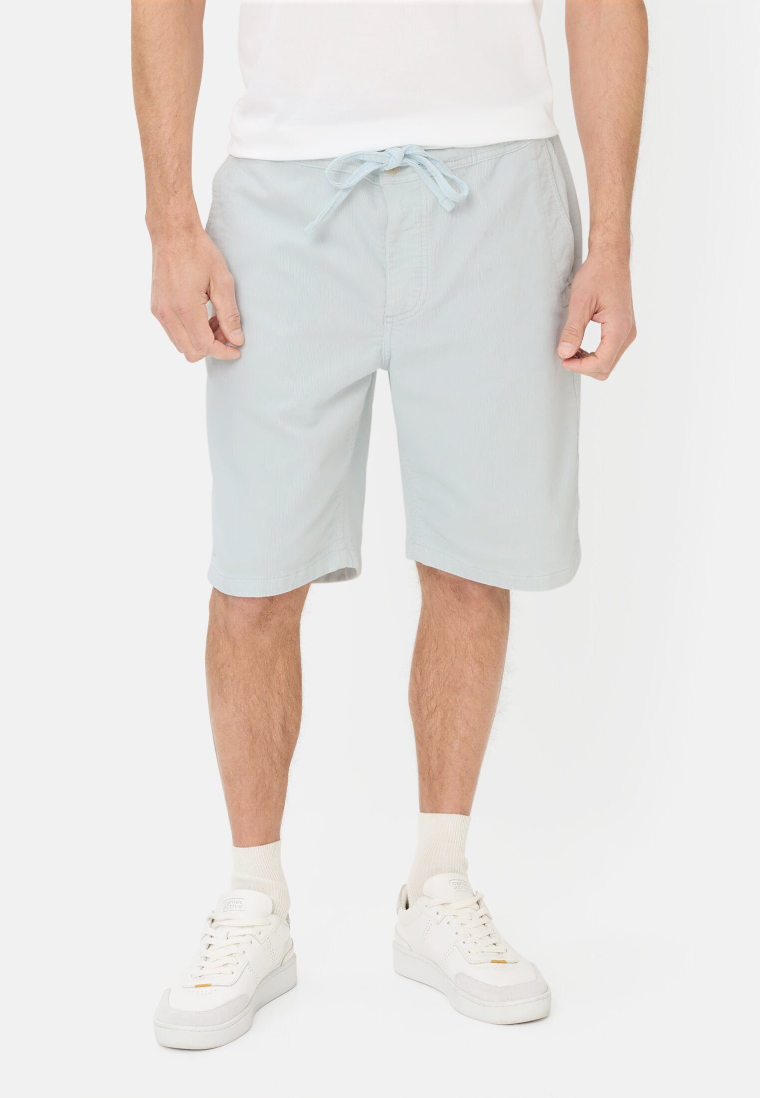 camel active Bermudas aus Cord im Relaxed Fit