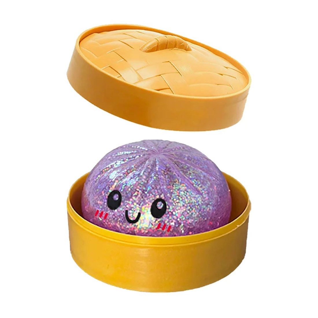 OLi Jumboball Heißer Glitzer-Dumpling-Squishy-Überraschungsbox: Bunte -Sensorik-Fidg, Spielzeuge, Anti-Stress-Quetschbälle