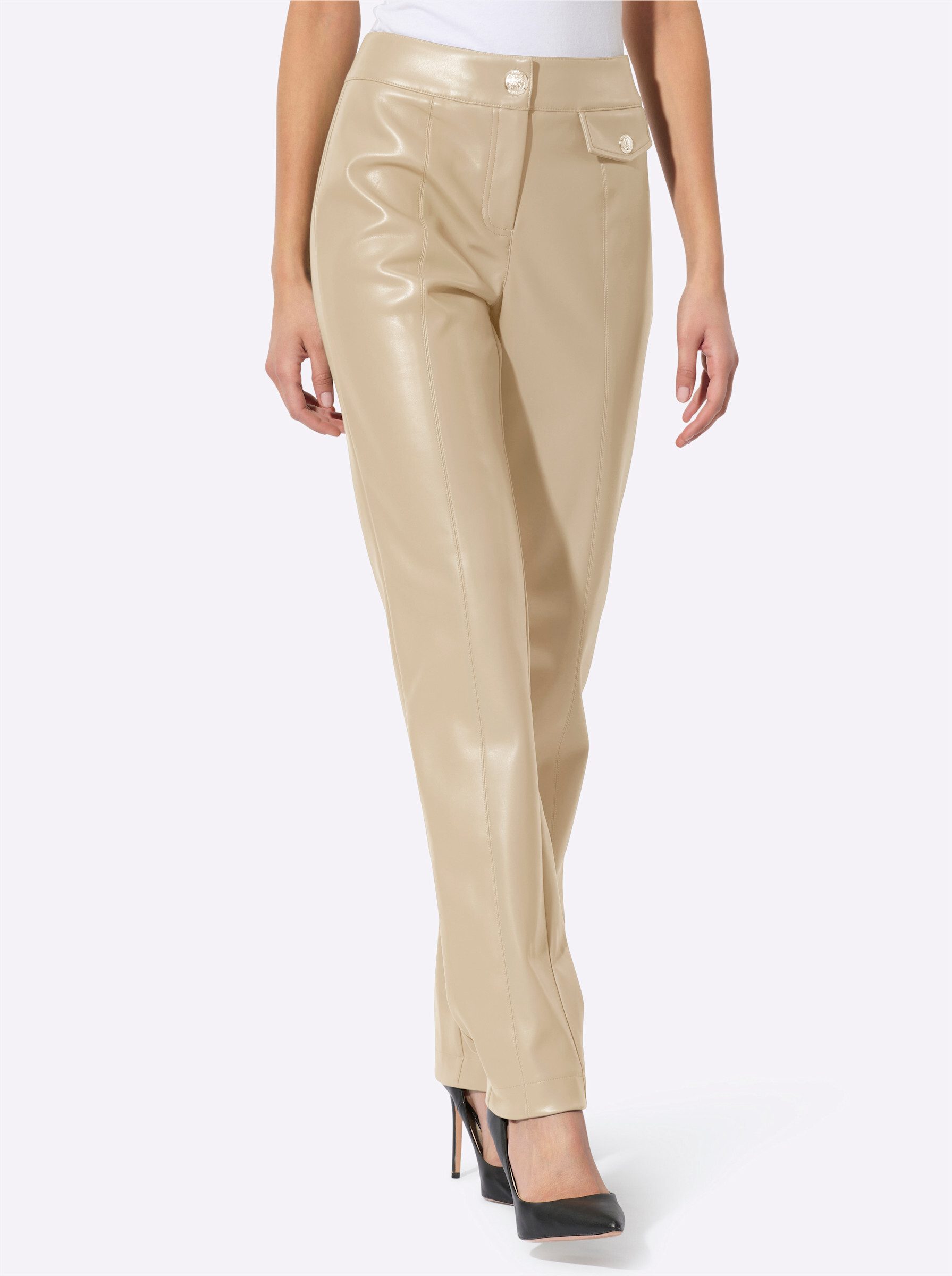 creation L Jerseyhose Lederimitathose .