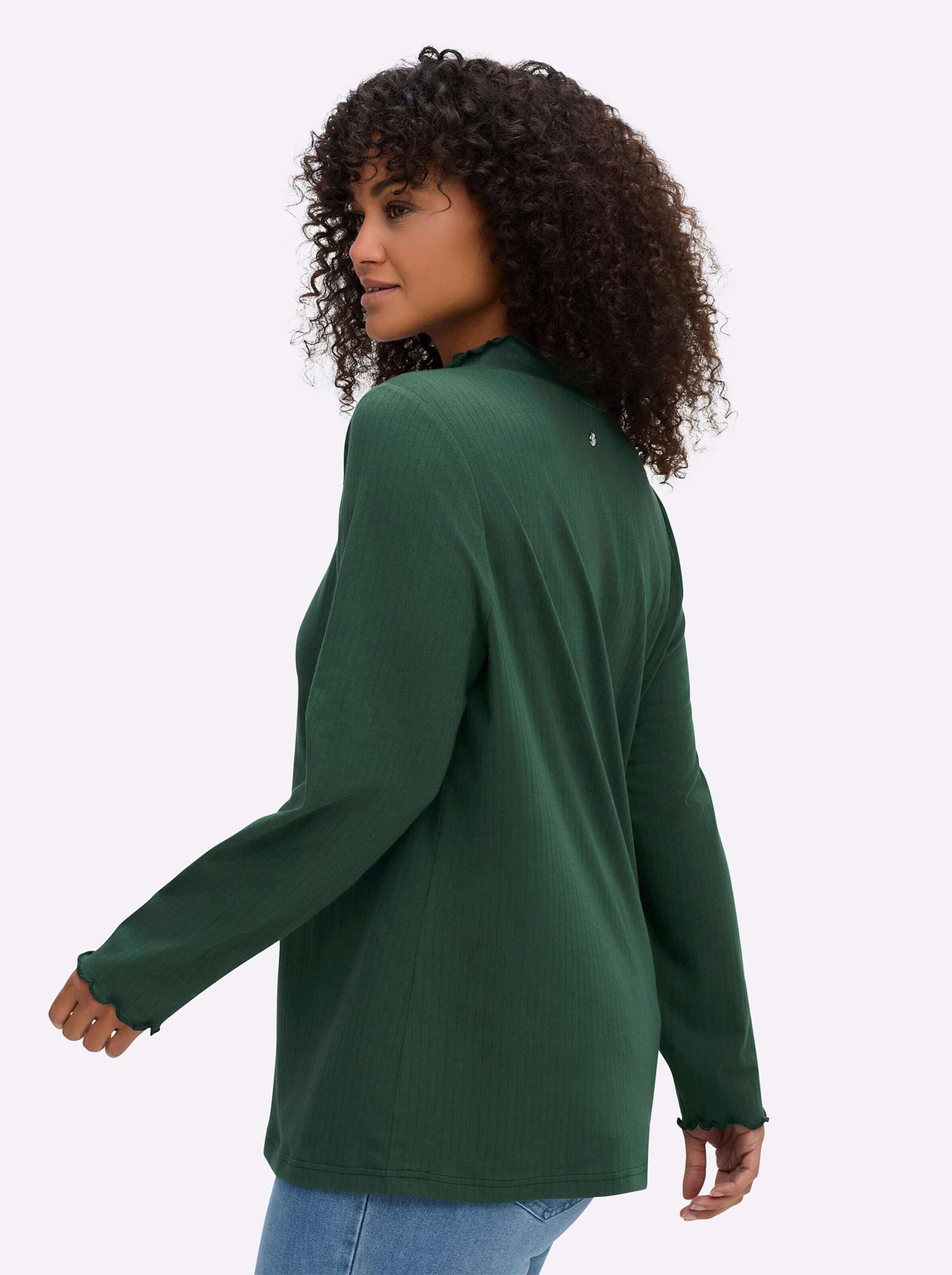 Sheego T-Shirt Shirtrolli Langarm