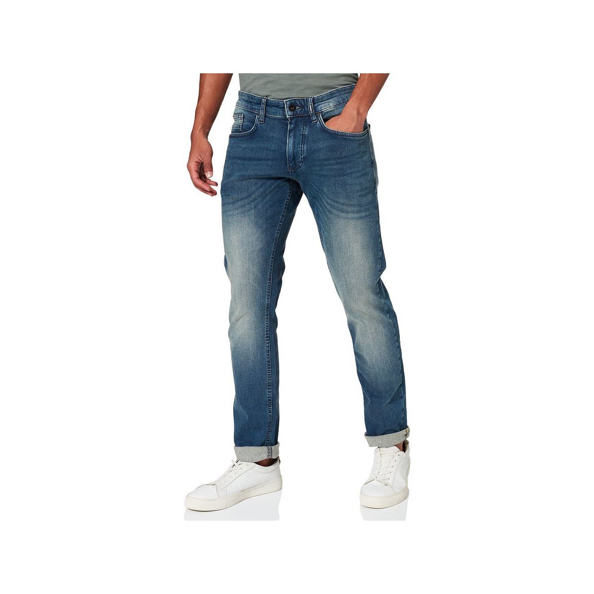 Bültel blau (1-tlg) Worldwide 5-Pocket-Jeans