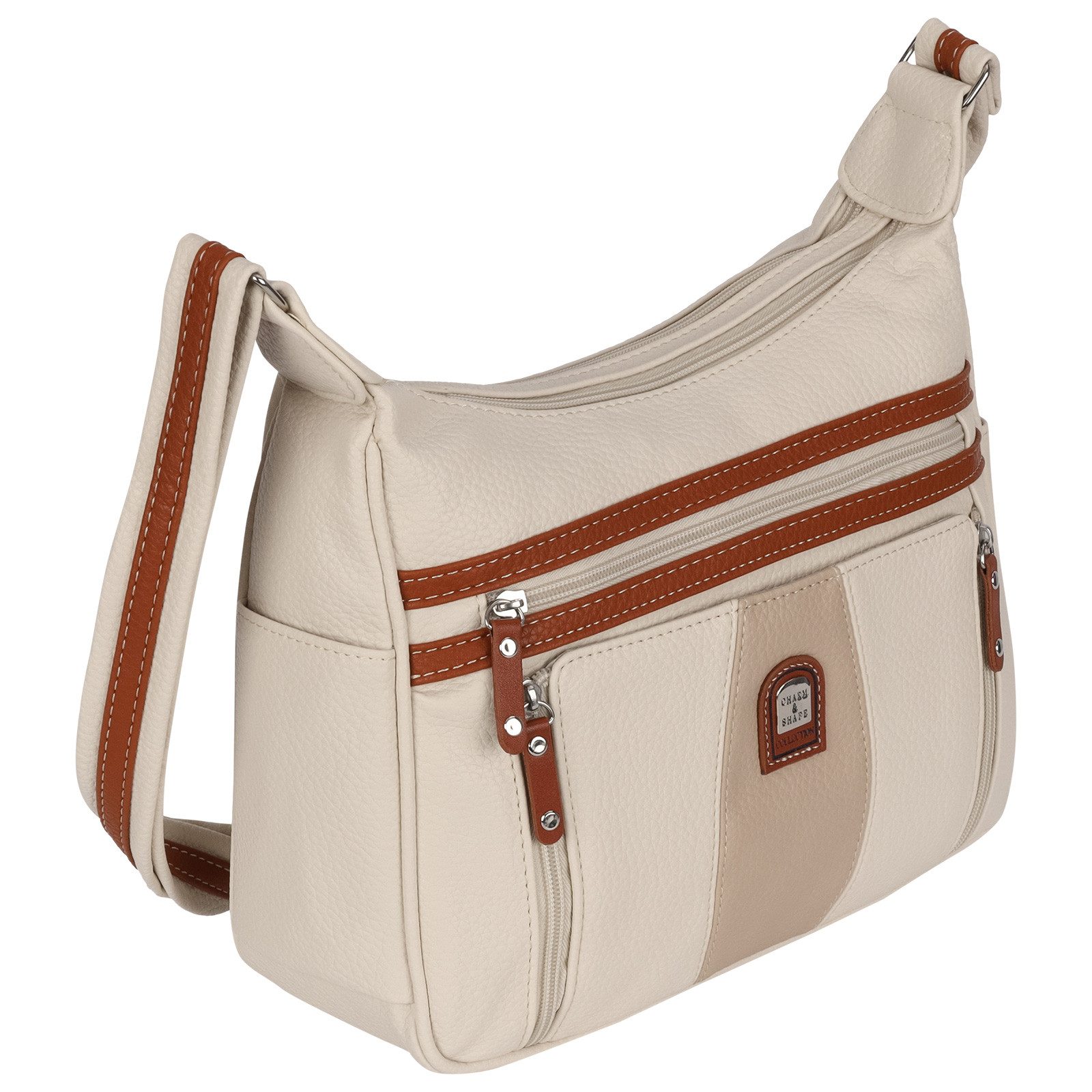 EAAKIE Umhängetasche Damen Tasche Schultertasche Umhängetasche Leder Optik Handtasche, als Schultertasche, Umhängetasche tragbar