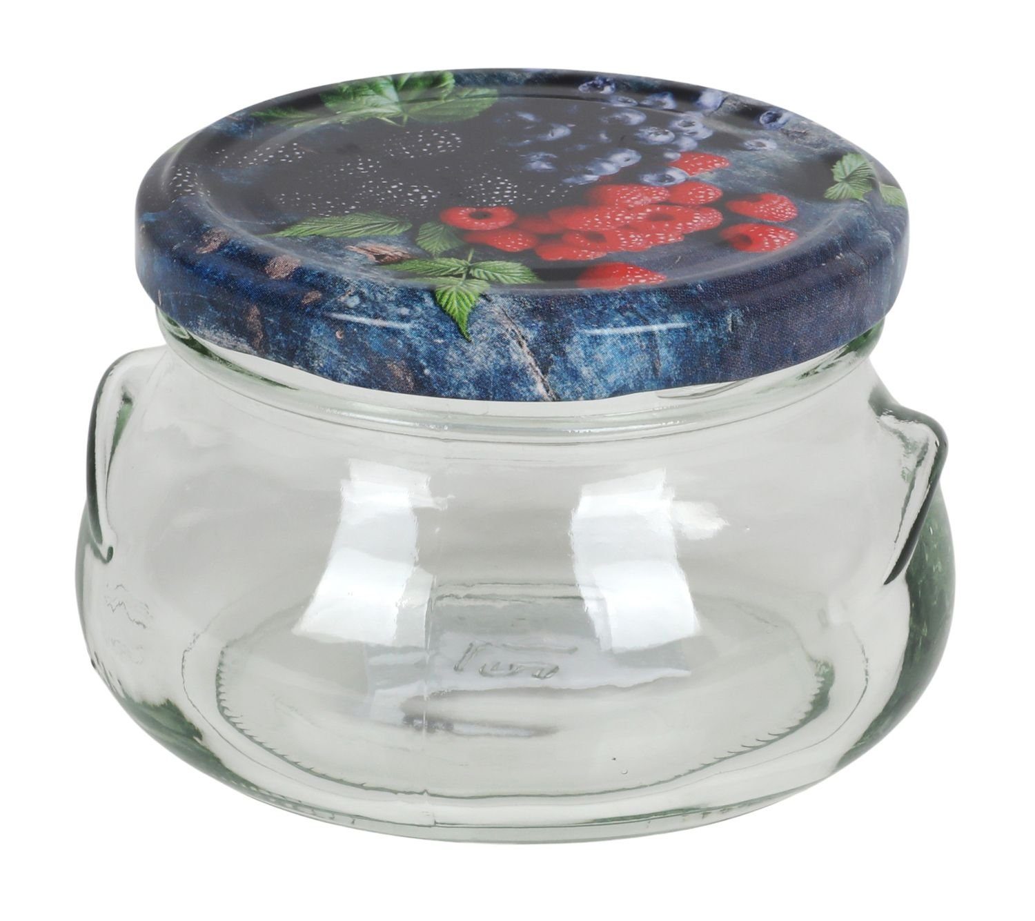 Marmeladenglas Schraubdeckel, Glas 300ml Vorratsglas Vorratsdose Einmachglas BURI Einweckglas