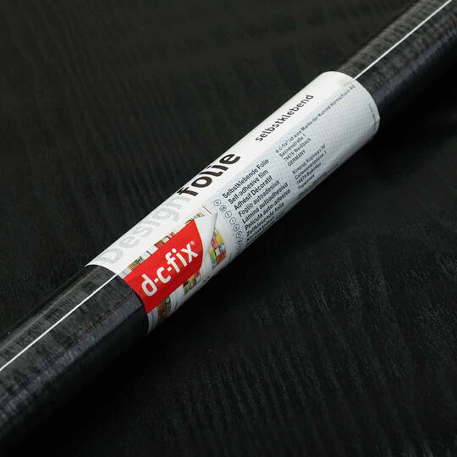 d-c-fix Möbelfolie Blackwood - selbstklebende Dekofolie Holzoptik Klebefolie Möbel Küche, Designfolie - abwaschbar, zuschneidbar und rückstandslos entfernbar – Bild 4 von 4