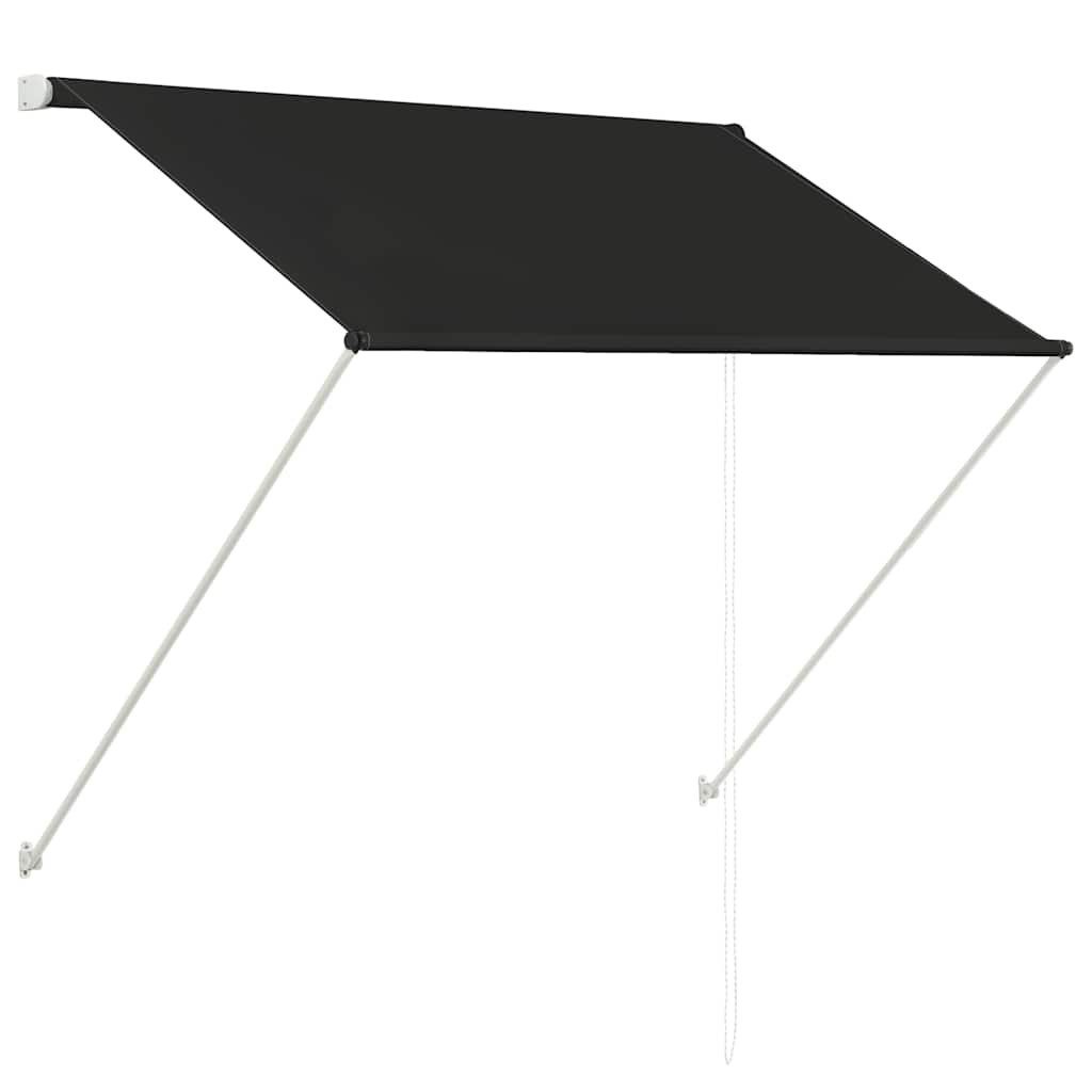 vidaXL Markise Einziehbare Markise 150×150 cm Anthrazit (1-St)