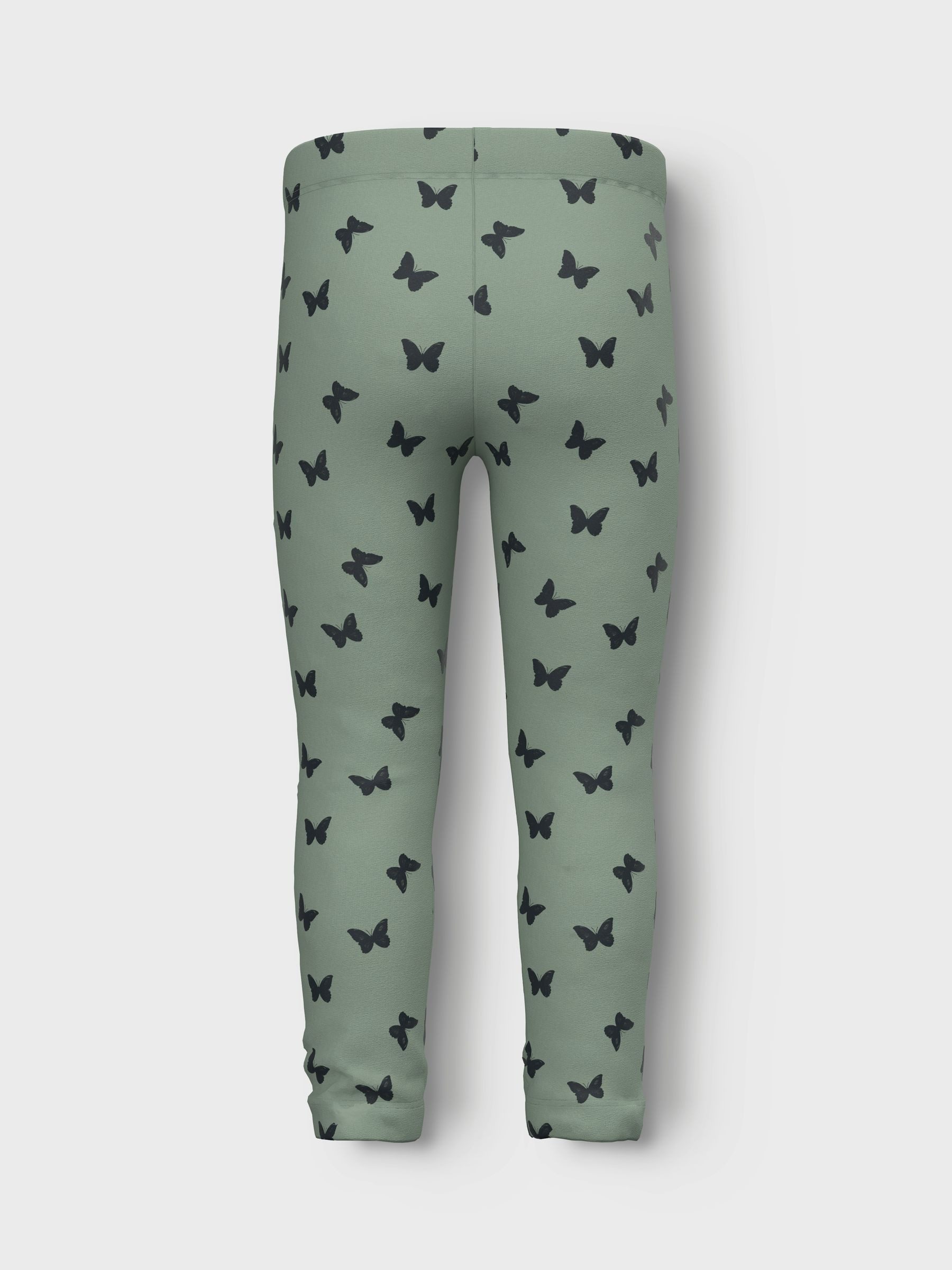 Name It Stoffhose 2er-Set Regular Fit Elastisch Allover-Print (2-tlg) NMFDAVINA SWEAT FLEECE LEGGING BRU NOOS