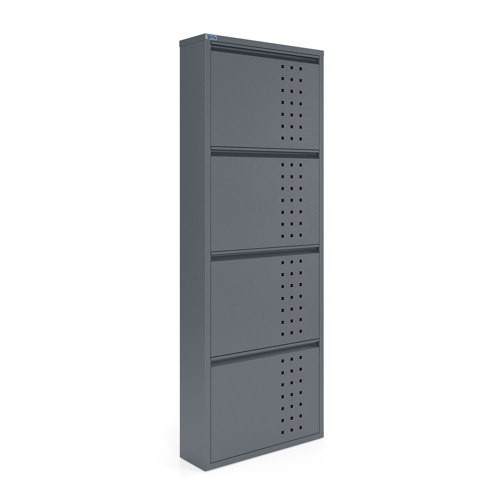 Kaufexpress GmbH Schuhschrank Metall-Schuhregal mit 4 günstig online kaufen