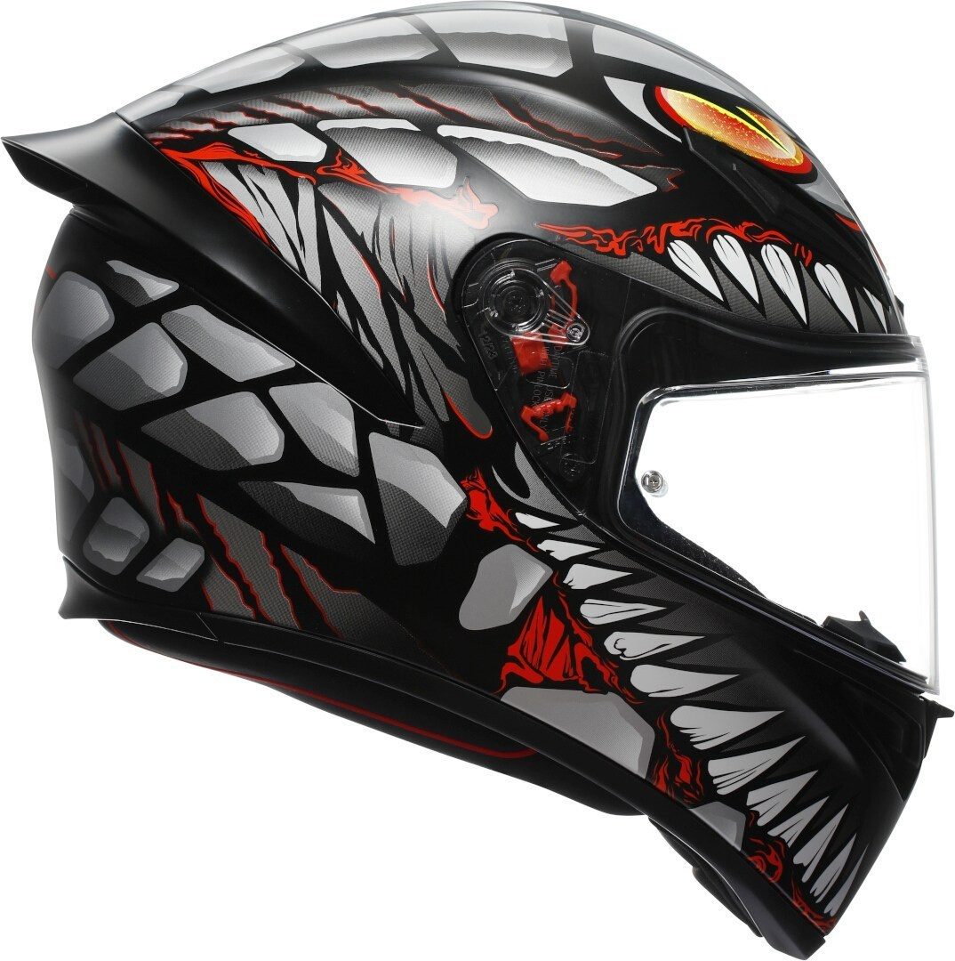 AGV Motorradhelm K1 S Lyzard Helm, vorbereitet für Kommunikationssystem