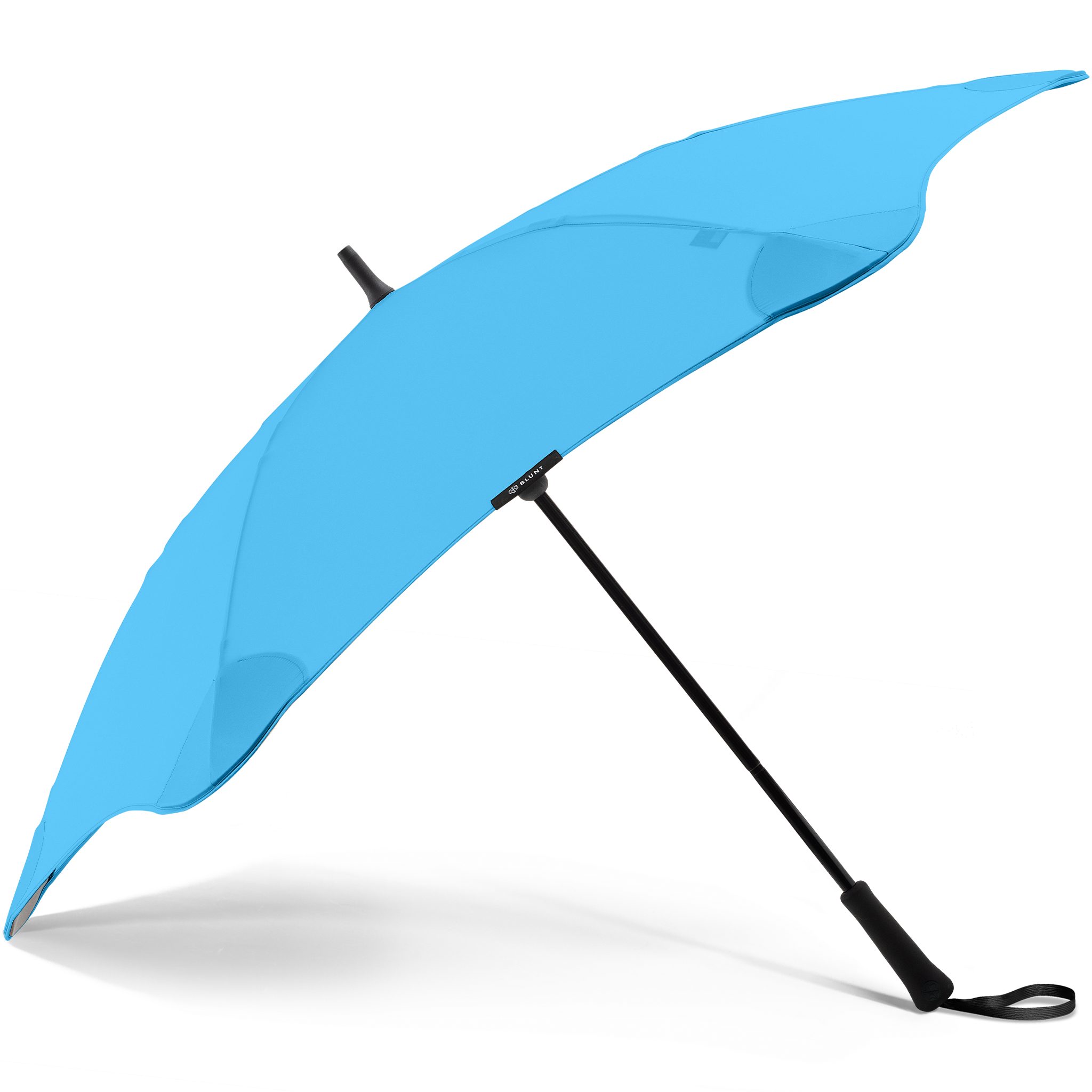 Technologie, Classic, patentierte einzigartige Blunt Silhouette Stockregenschirm herausragende