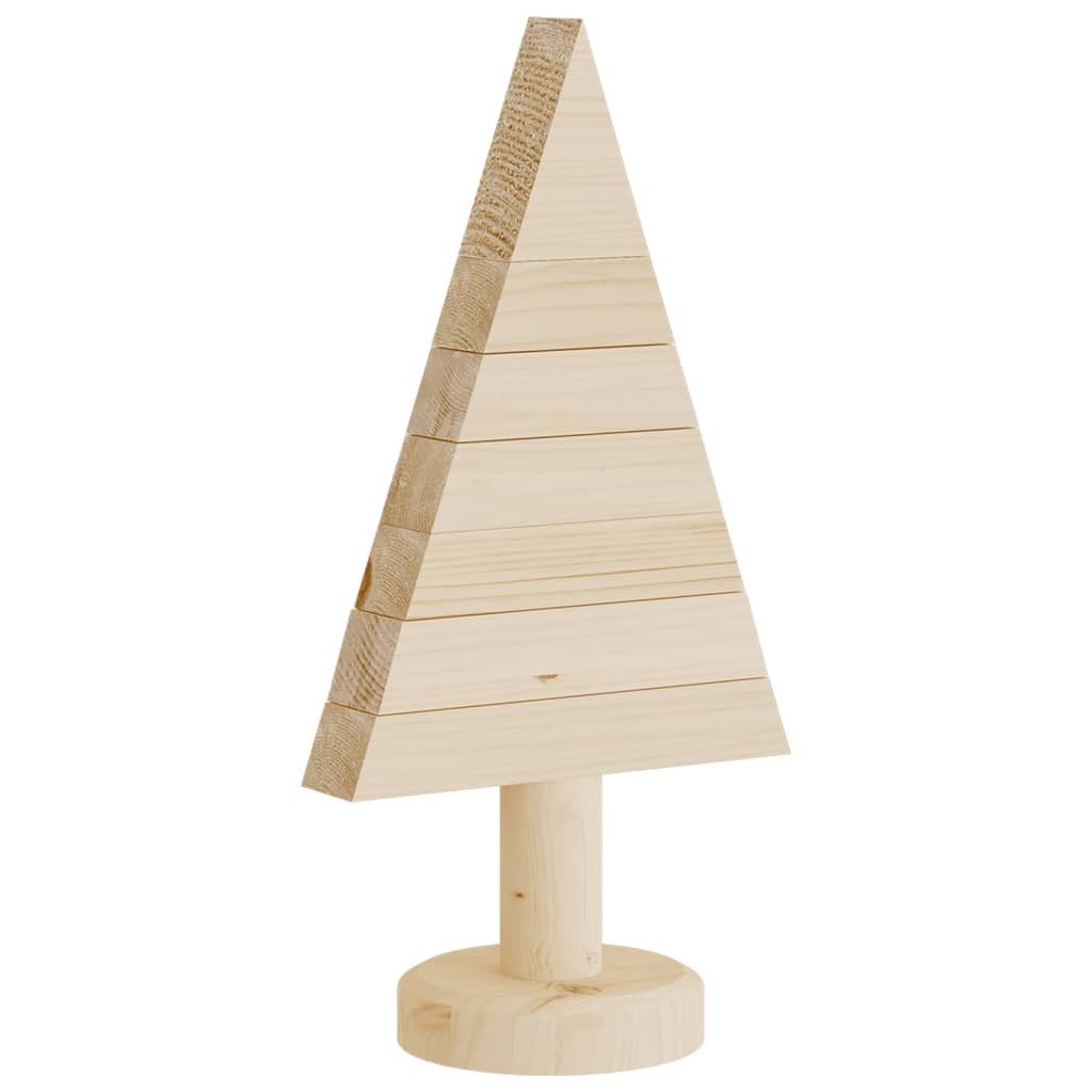 vidaXL Künstlicher Weihnachtsbaum Deko-Weihnachtsbäume 2 Stk. Holz 30 cm Massivholz Kiefer