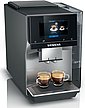 SIEMENS Kaffeevollautomat EQ.700 classic TP705D01, intuitives Full-Touch-Display, bis zu 10 individuelle Kaffee-Favoriten, automatische Milchsystem-Reinigung, grau, Bild 1