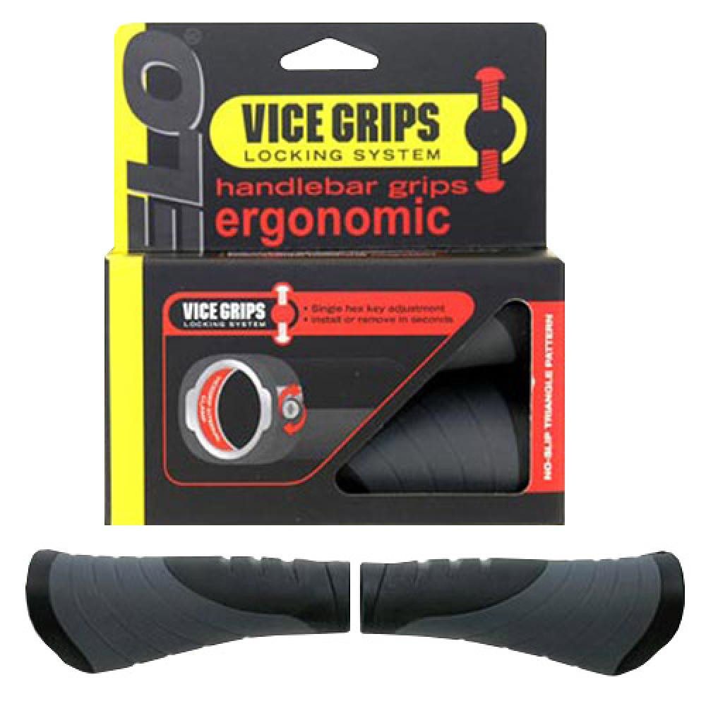 Velo Fahrradlenkergriff Velo Griffe ERGOGEL D3 FIX 135mm schwarz grau