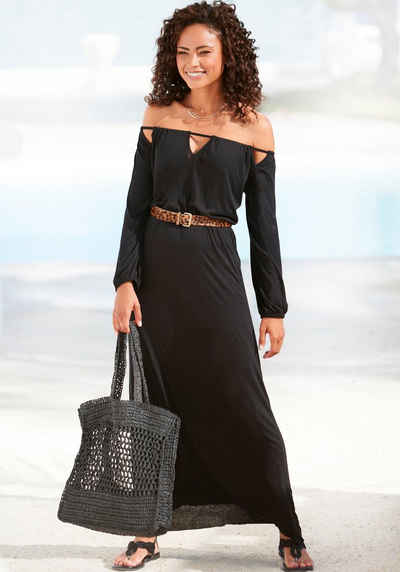 Schwarze Jersey Maxikleider für Damen online kaufen | OTTO