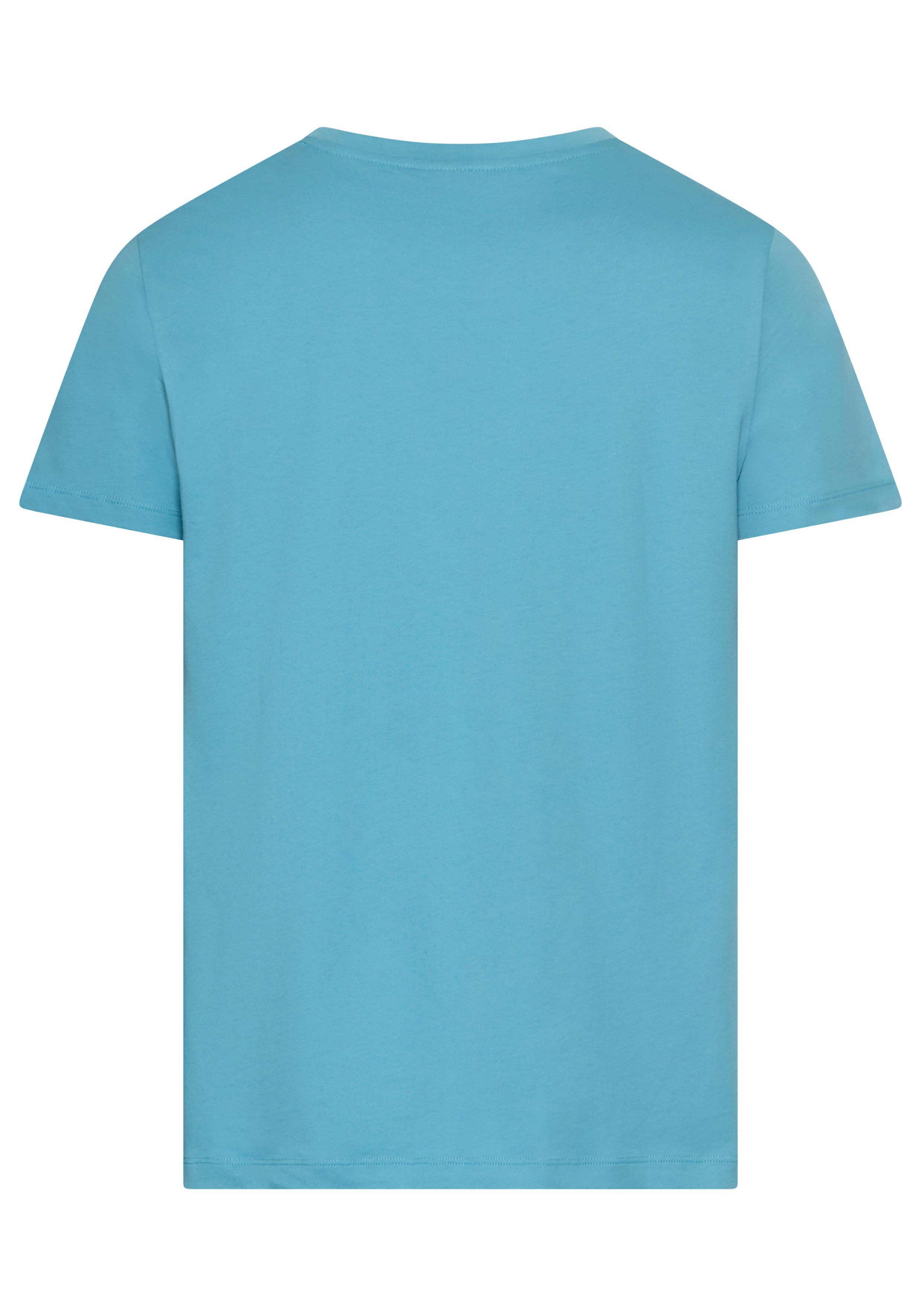 BOSS T-Shirt Rundhals, Jersey, kleines Logo, günstig online kaufen