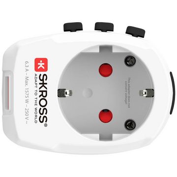 SKROSS Weltreiseadapter World Adapter Pro Light USB - Reiseadapter