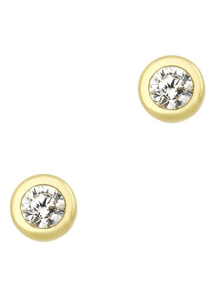 Amor Paar Ohrstecker, Made in Germany - mit Zirkonia (synth)