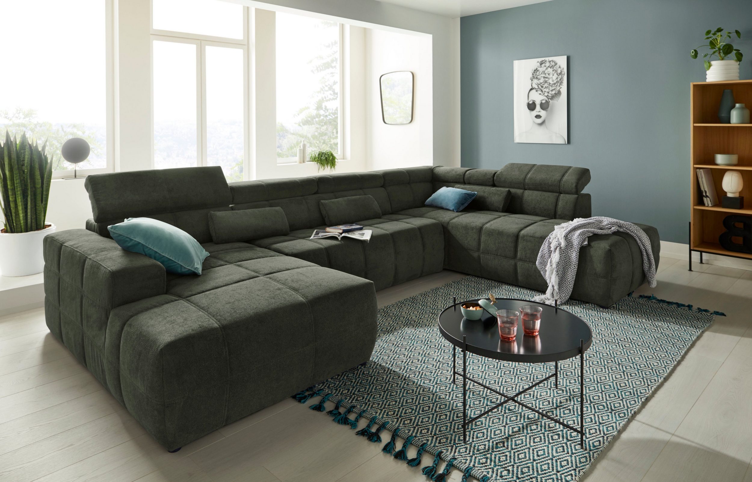 DOMO COLLECTION Wohnlandschaft BRANDON - Einrichtungsbeispiel