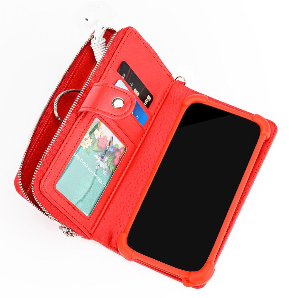 K-S-Trade Handyhülle für Hotwav Note 13 Max, 2in1 Schutzhülle Portemonnee Handyhülle mit Bumper Hülle Case – Bild 4 von 5