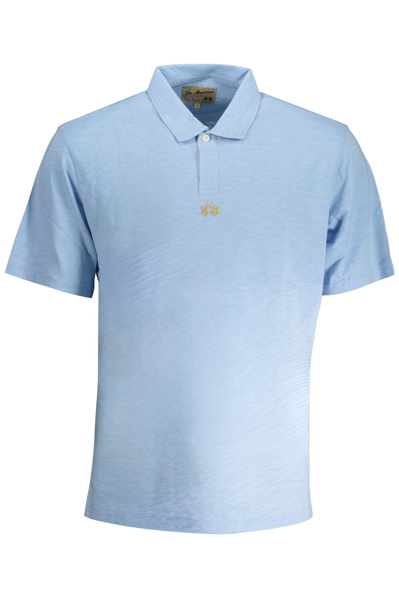 La Martina Poloshirt Elegantes hellblaues Kurzarm-Polohemd für Herren