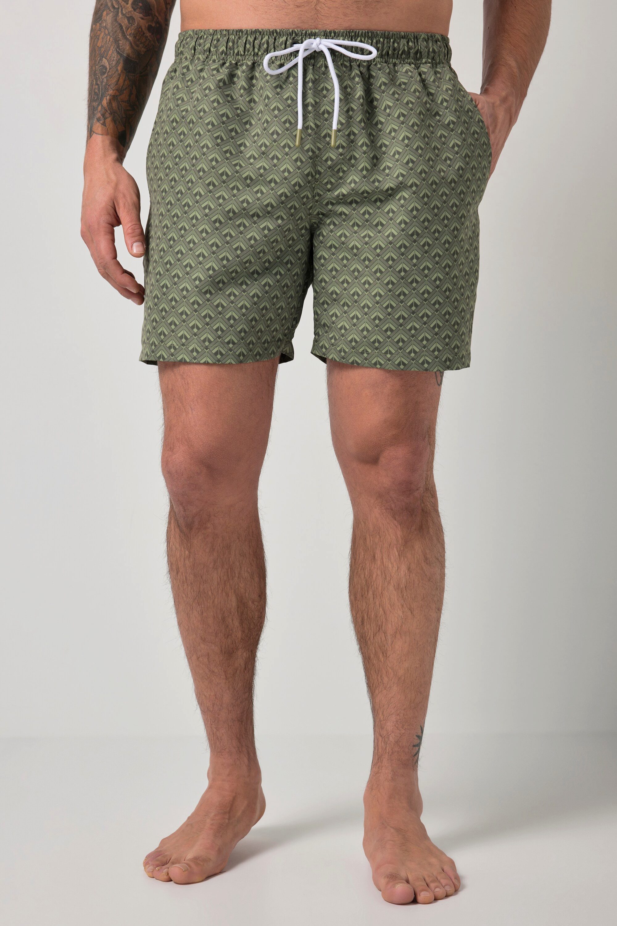 JP1880 Badehose Badehose Beachwear Alloverprint bis 8 XL