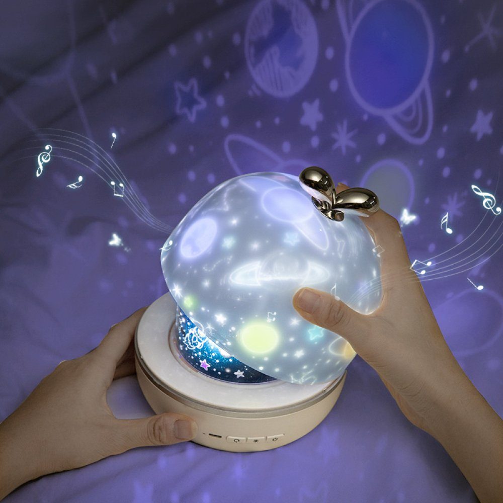 LED Sternenhimmel Projektor Lampe 360°Drehbare Baby Nachtlicht Kinder Geschenk 